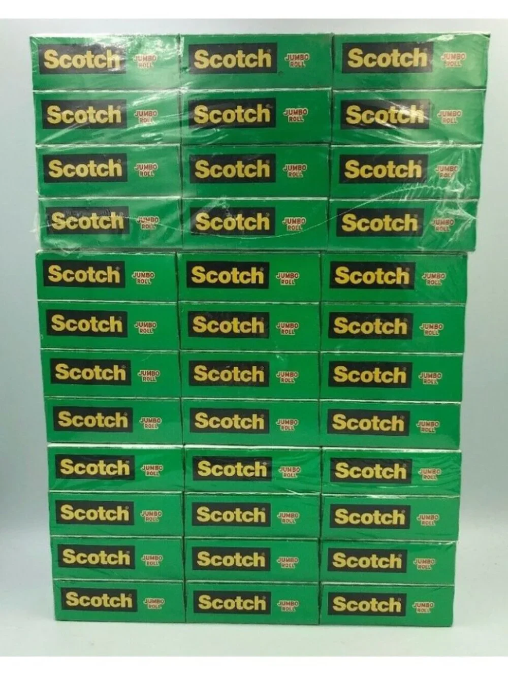 Lot of 3 Scotch MagicTape 3M12 x 3 = 36 Jumbo Rolls Invisible Clear 3/4 x1500 In